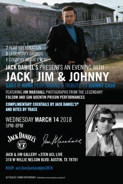 Jack, Jim &Johnny poster for SXSW 2018