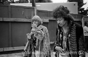 Brian Jones and Jimi Hendrix, 1967 Brian Jones and Jimi Hendrix, 1967