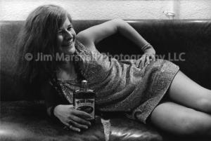 Janis Joplin, backstage at Winterland, San Francisco, 1968