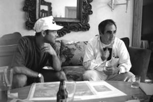 Timothy White (left) and Jim Marshall, on the day they met; photo credit: Gus Philippas Timothy White (left) and Jim Marshall, on the day they met; photo credit: Gus Philippas