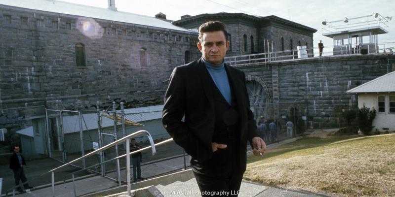 Johnny Cash Outside Folsom Prison