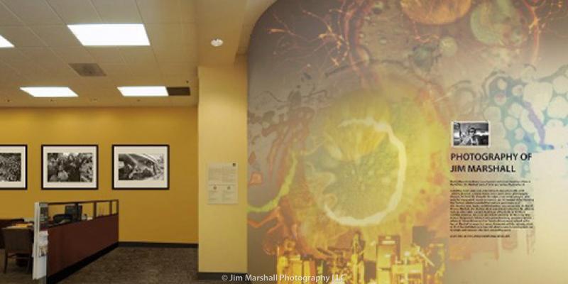 Wells Fargo wall mural